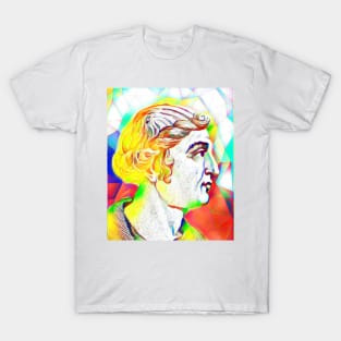 Cassius Dio Colourful Portrait | Cassius Dio Artwork 11 T-Shirt